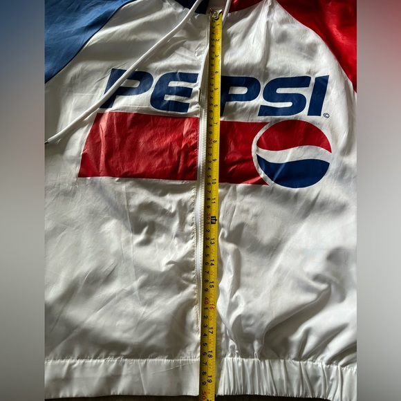 Pepsi Windbreaker Zip Up Jacket - Unisex - Lightweight - Picture 7 of 11